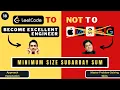 Minimum Size Subarray Sum Approach Explanation Leetcode 209 Progression90