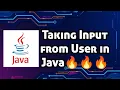 How to Take Input From User in Java String int char float long