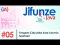 Jifunze Java - Creating Simple Calculator using Scanner Swahili