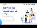 Job Search Website Template Free Source Code HTML CSS JavaScript