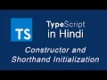 Typescript tutorial for beginners in Hindi Constructor and Shorthand Initialization