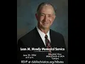 Leon M Moody Memorial Service