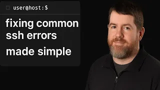 Fixing common ssh errors