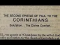 2nd Corinthians NASB Read Along