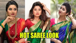 prajakta mali hot u0026 sexy photos in saree 