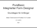 PureBasic FormDesigner Tutorial Teil