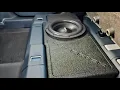 subwoofer installed and bumping must needed bass in the maverick super clean install
