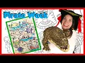 How to draw a Treasure Map Pirate Week
