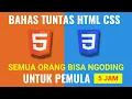 Tutorial HTML dan CSS Lengkap dengan Project