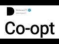 Co-opt Meaning in English