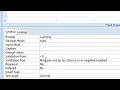 How to give validation on price in ms access in hindi and english