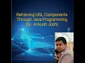 Retrieving URL Components Through Java Programming By Ankush Joshi