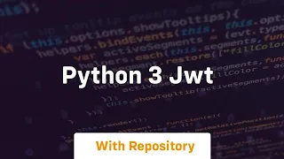 python 3 jwt
