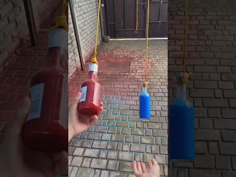 Breaking glass bottle ⚠️🔥 Crushing Crunchy & Soft Things #shorts #asmr #satisfying