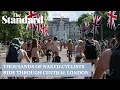 Download Lagu Cyclists bare all during naked bike ride in central London