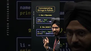 Concatenating Strings in Python