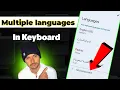 MULTIPLE Languages in ONE Gboard Keyboard How to use multiple languages in one keyboard