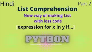 How to make a List in Python with List Comprehension part2