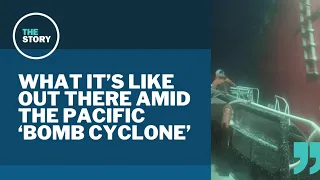 The bomb cyclone weather buoys and pilots across the Columbia River bar