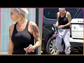 Kim Mathers is seen with a facial injury while running errands after her ex Eminem gave a nod to