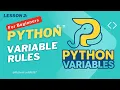 Python Variable Rules For Beginners