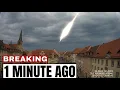 Breaking Meteor CRASHES German Home - CAUGHT ON CAMERA