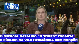 O musical natalino “O Tempo” encanta o público na Vila Germânica com emoção