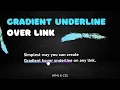 CSS Tricks Gradient Underline Animation on a Link FrontendDUDE