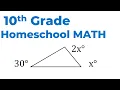 Is Your 10th Grade Homeschooler On Track in Geometry Try This Problem