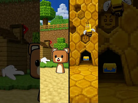 Super Bear forced to Wear the Bee Costume Super Bear Adventure Animation #shorts #sprunki