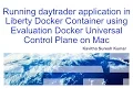 Running daytrader application in liberty container using Evaluation Docker Universal Control Plane