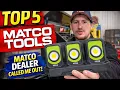 Top 5 Matco Tools I Own After My Matco Guy Called Me Out