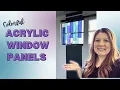 Colorful Acrylic Window Panels