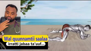 Dubbii Iccitii Dhiirotaaf Wal Qunnamtii Saalaa Irratti Jabaa Tahuuf Sochiiwwan Qaamaa Kan Godhi 