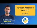 P123 - Exploring Python Modules Part-1 Understanding the Basics in Telugu