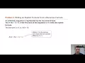 Algebra 1 4-7 Arithmetic Sequences Problem 5 - Writing an Explicit Formula From a Recursive Formula