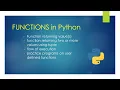 Functions in Python part-3 function returning values Unit-1 Class - 12th Computer Science