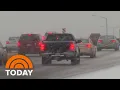 Winter weather arrives early with snow covering parts of US