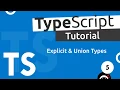TypeScript Tutorial - Explicit Types
