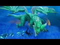 Runescape Dragonwilds - Green Dragon Boss Fight No Damage