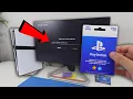 How to REDEEM PLAYSTATION GIFT CARD on PS5 EASY METHOD
