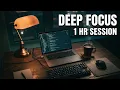 Deep Work Coding Session Ambient Lofi Beats for Programmers 1 Hour