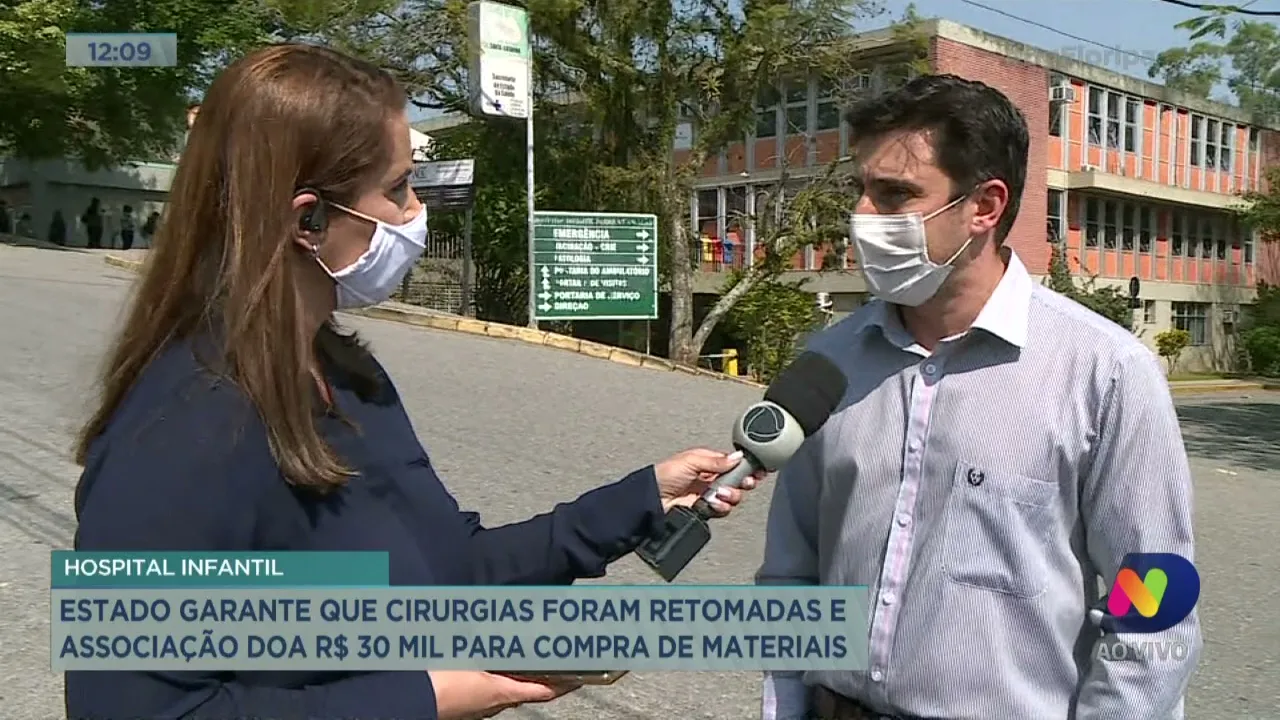Hospital Infantil: Estado garante que cirurgias foram retomadas