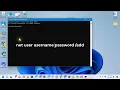 How to Create User Account Using CMD Command Prompt