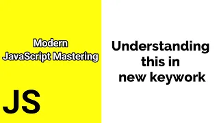 Understanding this in new keywork Javascript ES6 tutorial for beginners Time For Code