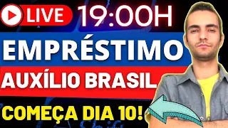 LIVE! EMPRÉSTIMO AUXÍLIO BRASIL - COMEÇA DIA 10/10 BANCO PAN