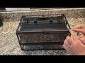 FRENESSA Portable Makeup Train Case - Transparent Acrylic Cosmetic Organizer Box
