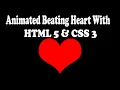 Heart Animation CSS animations Examples