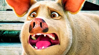Rival Pigs Fight Scene | ANIMAL FARM (2026) Movie CLIP 4K