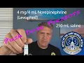 Push Dose Pressors for EMS Epinephrine and Norepinephrine